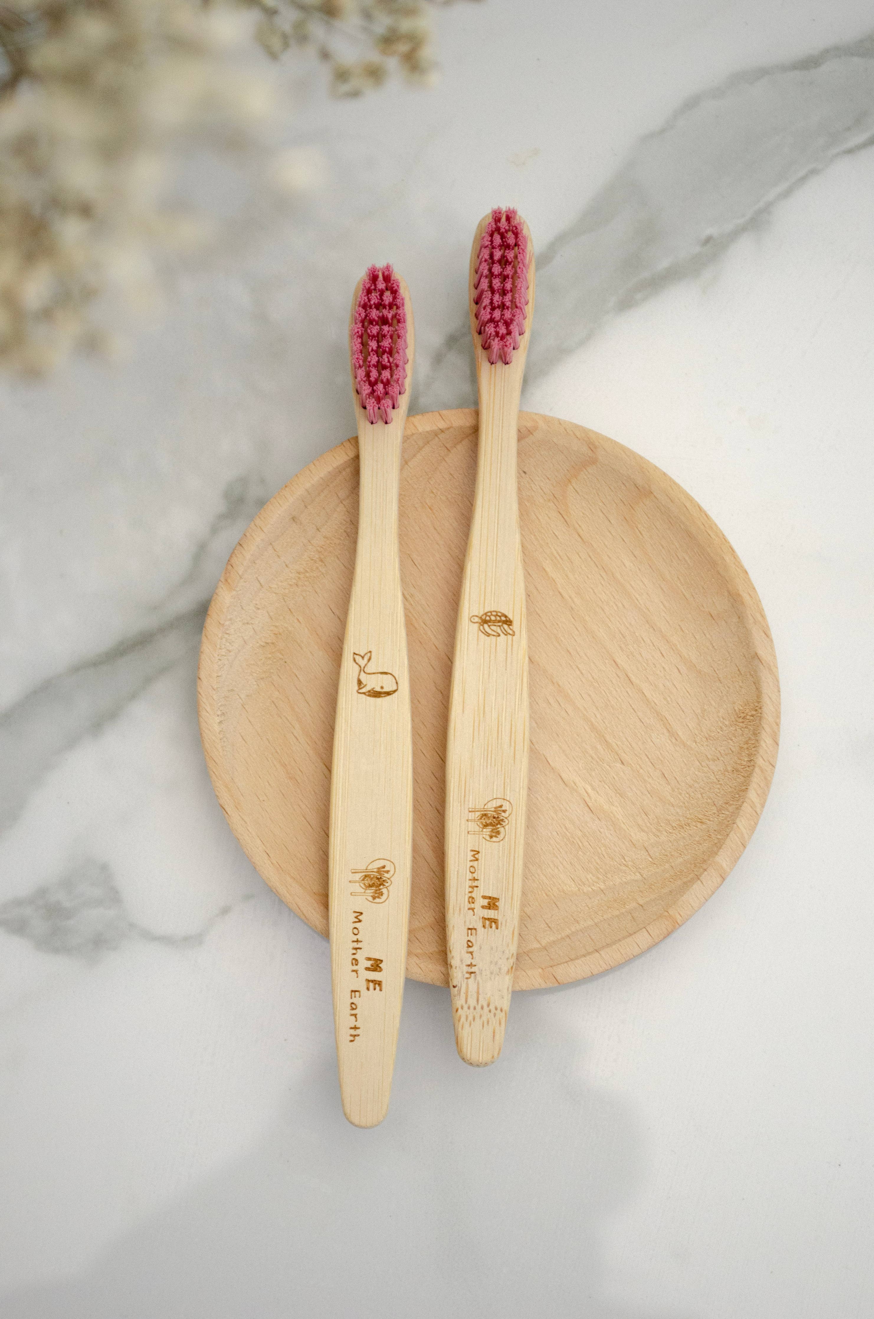 Kids' Bamboo Toothbrush — Set of 2