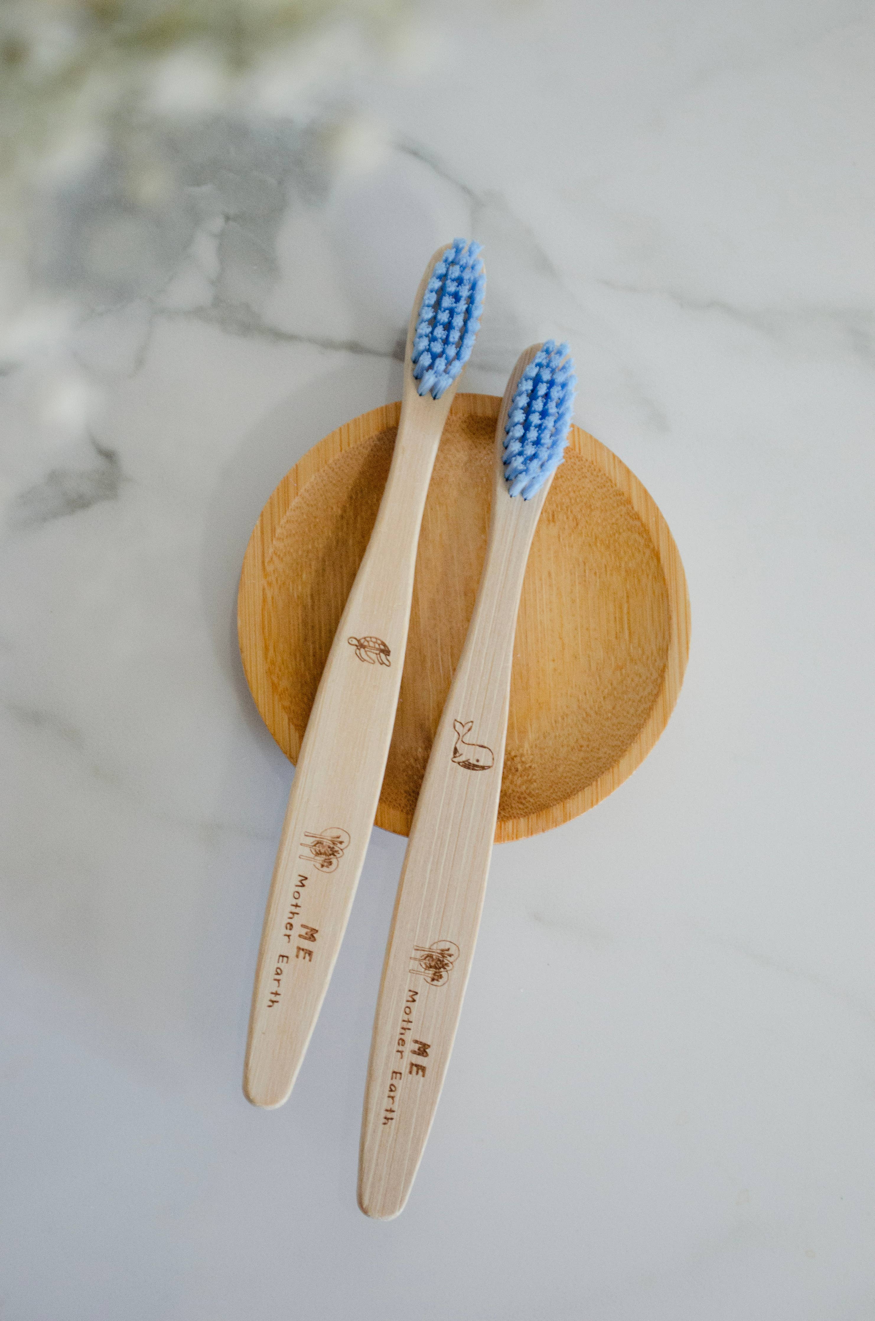 Kids' Bamboo Toothbrush — Set of 2