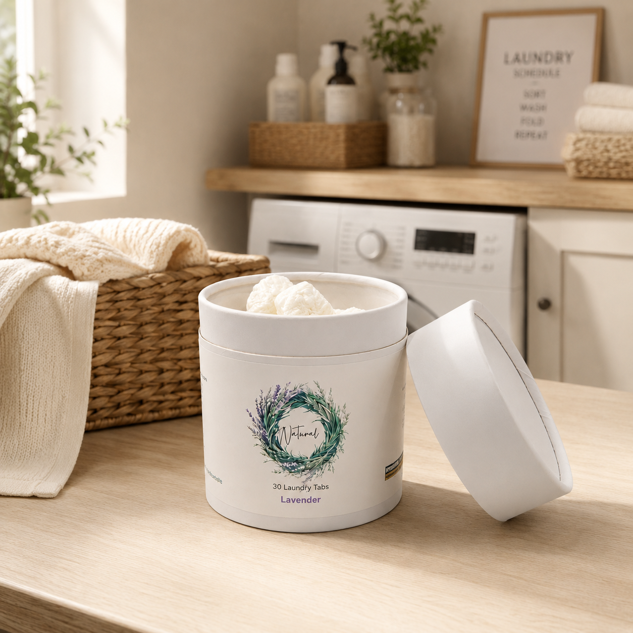 Laundry Tabs — Three-Ingredient, No PVA Film