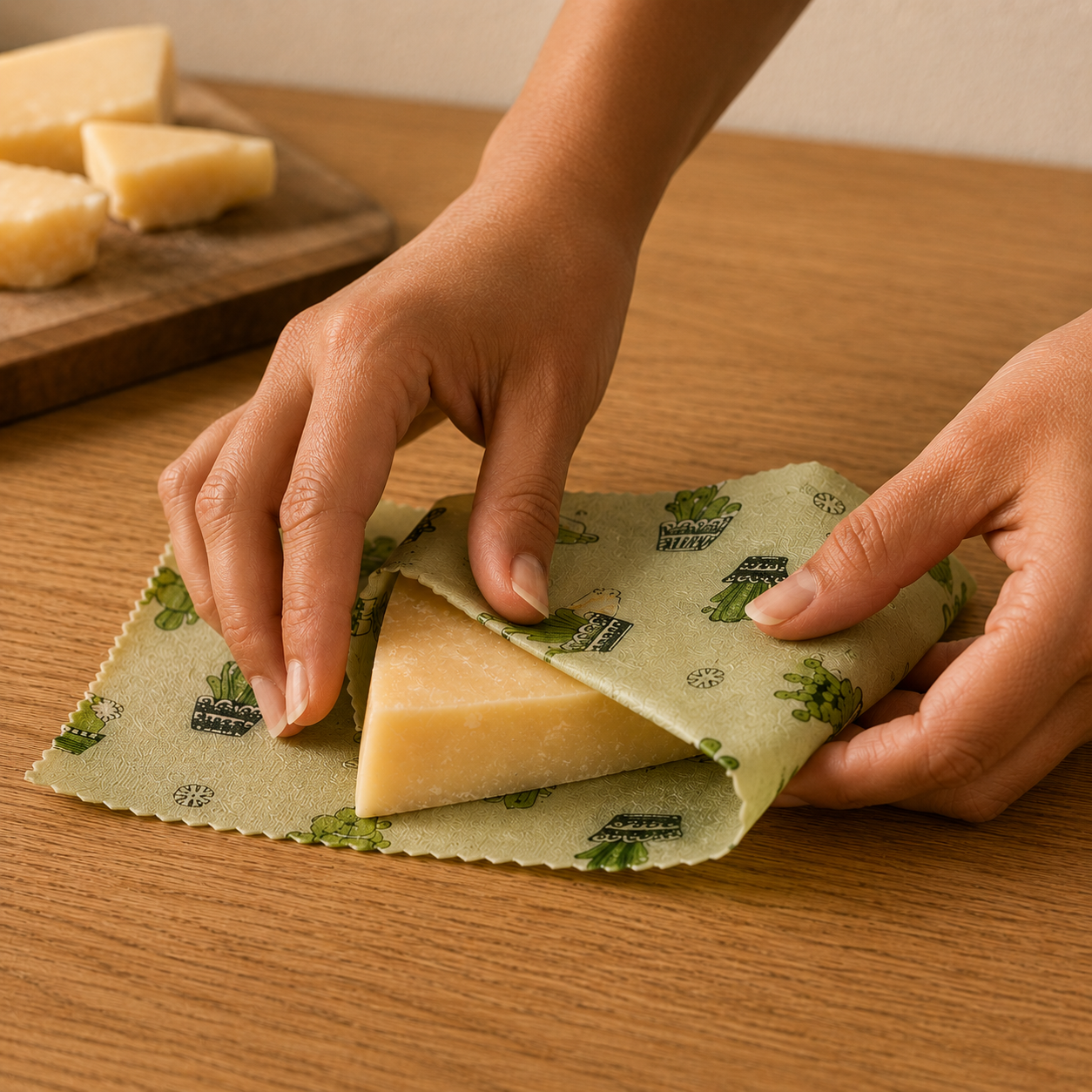 Beeswax Food Wrap Set — Three Sizes