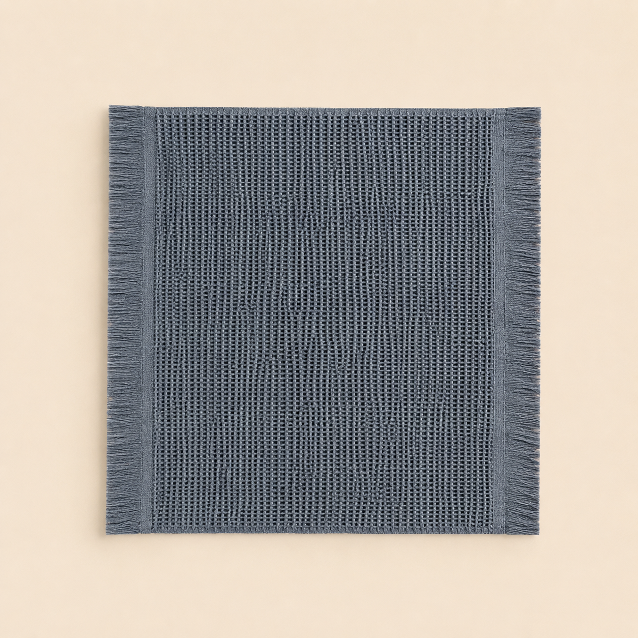 Waffle-Weave Cotton Kitchen Towels — Set of Four