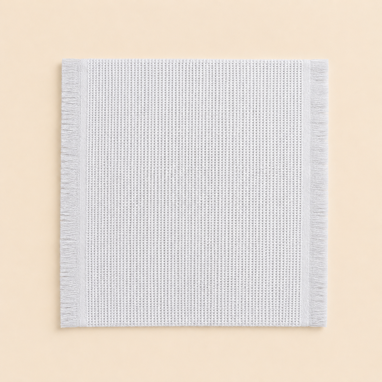 Waffle-Weave Cotton Kitchen Towels — Set of Four