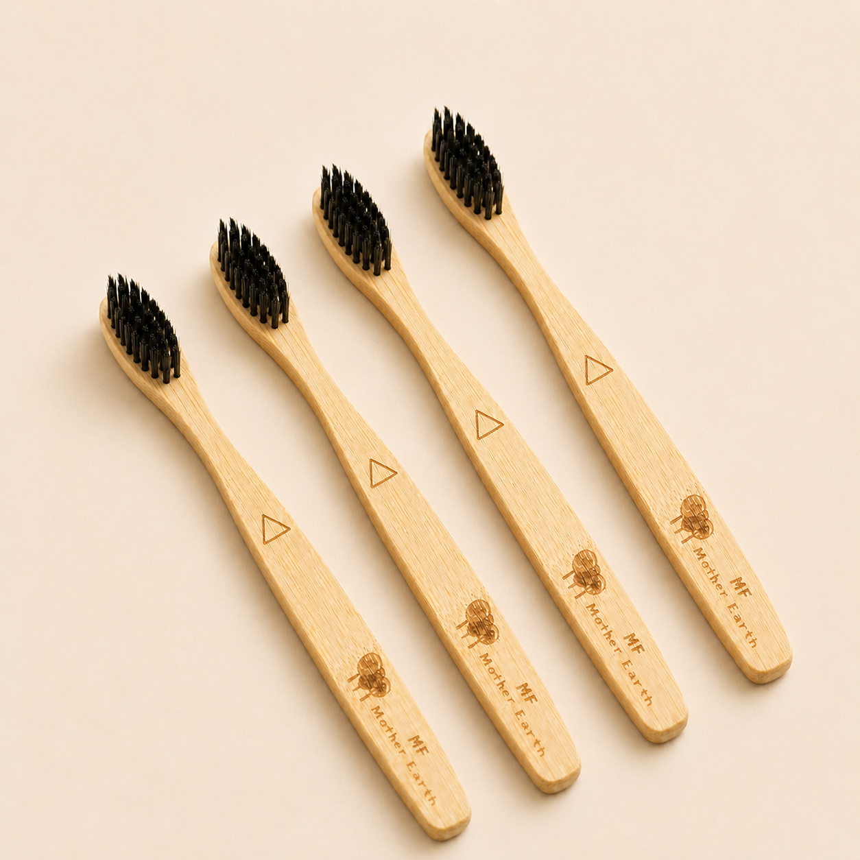 Bamboo Charcoal Toothbrush Set