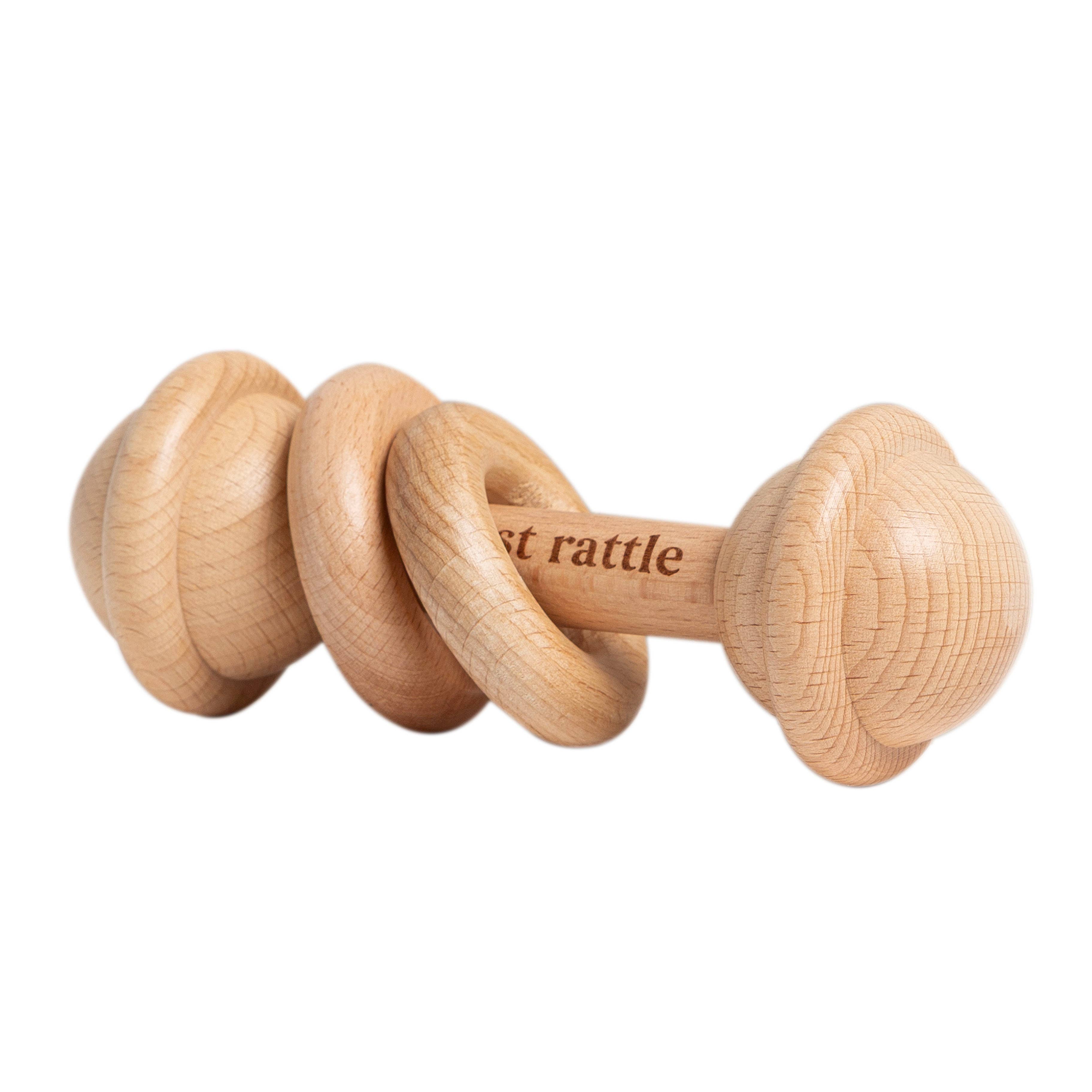Baby's First Rattle — Wooden