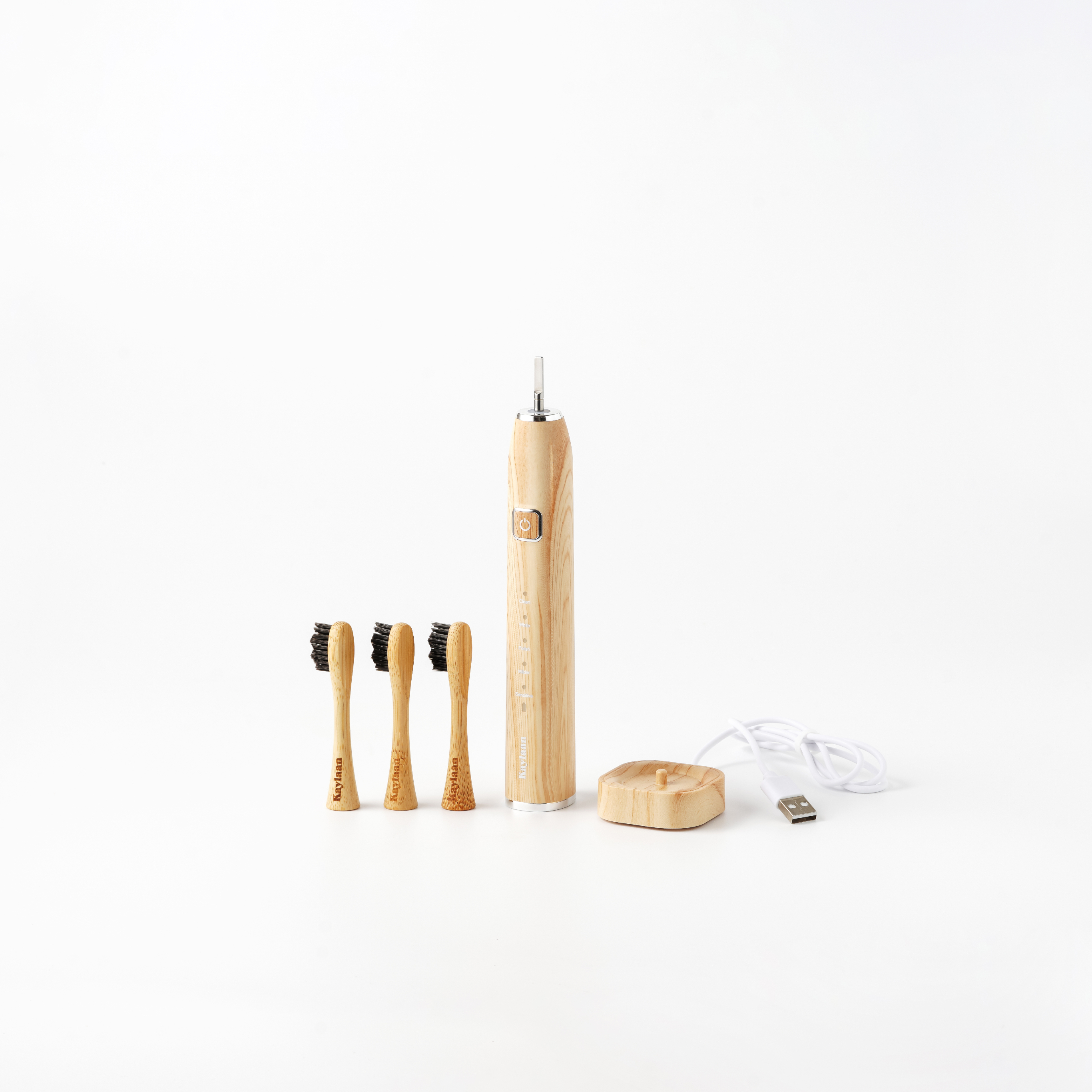 Electric Bamboo Toothbrush — Sonic, 4 Modes