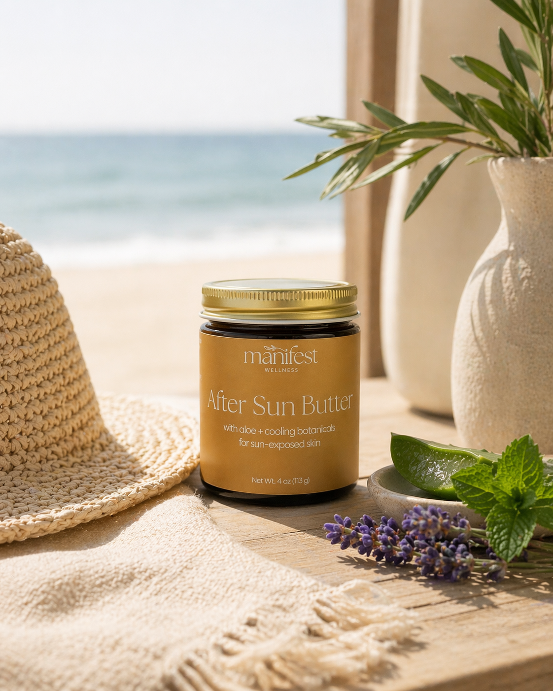 After Sun Butter for Soothing & Hydration