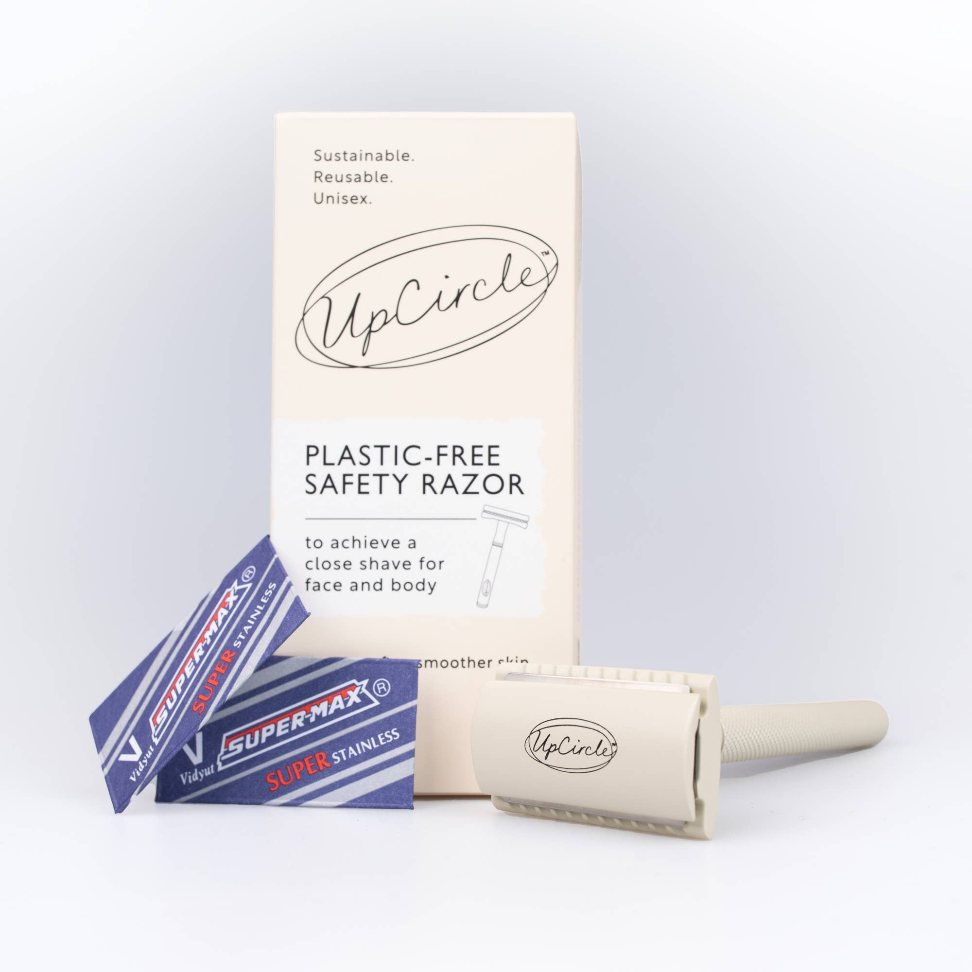 Safety Razor — Chrome, Two Blades Included