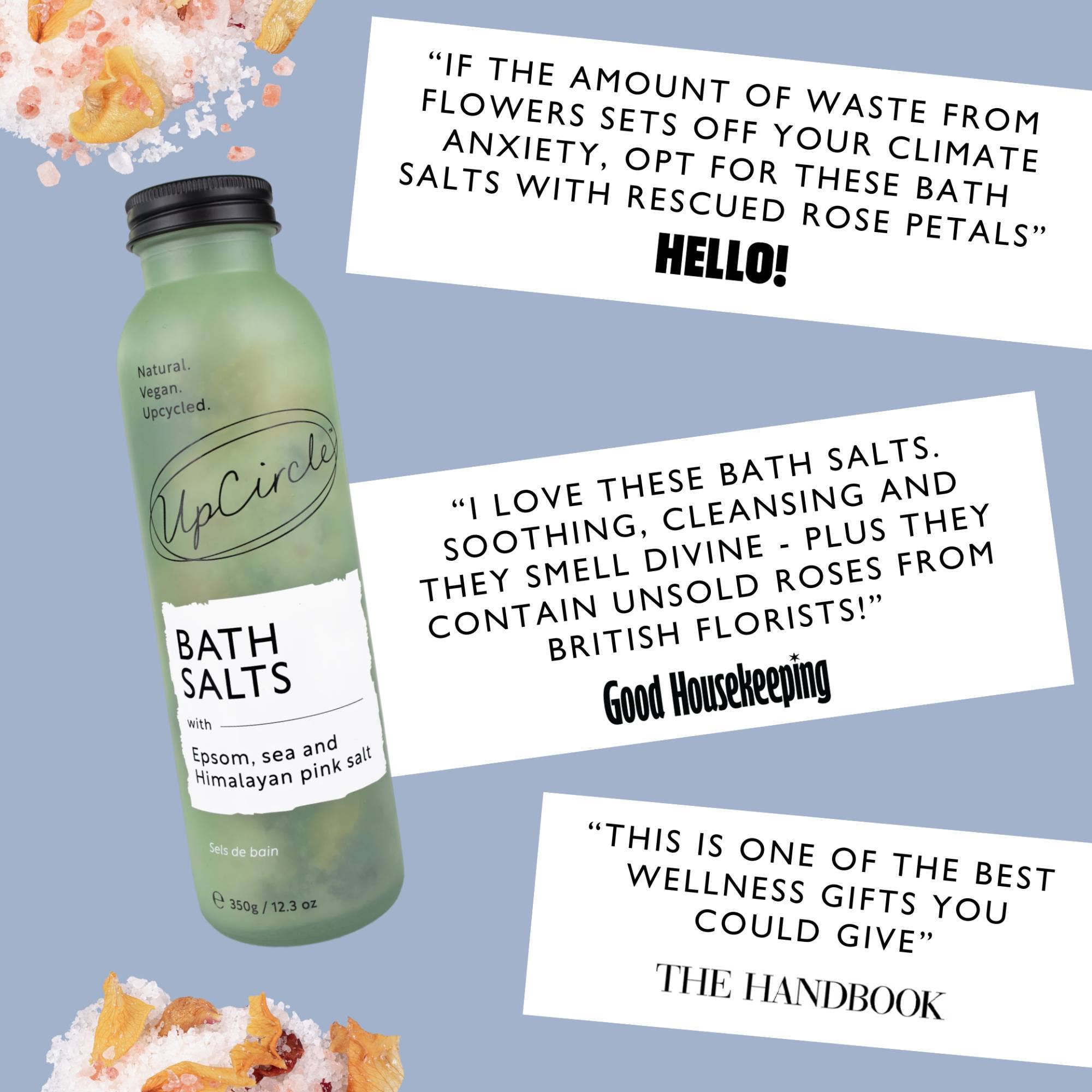 Bath Salts — Epsom, Sea, and Himalayan Pink