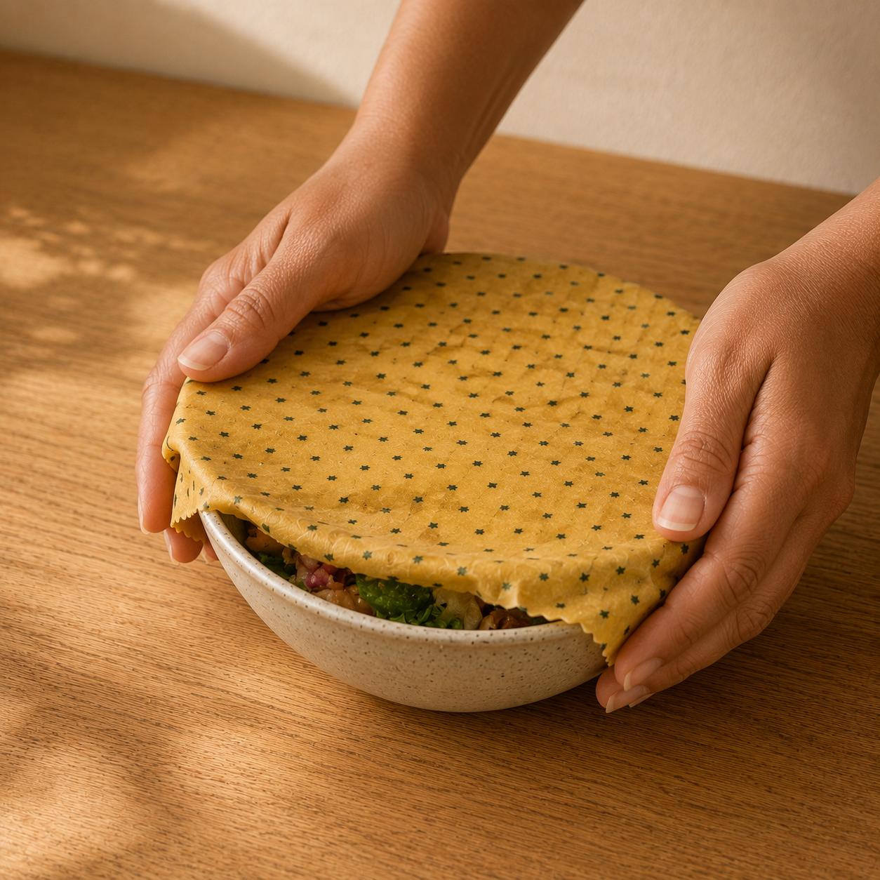 Beeswax Food Wrap Set — Three Sizes