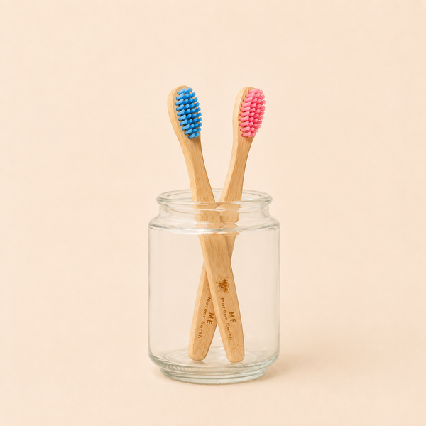 Kids' Bamboo Toothbrush  —  Set of 2