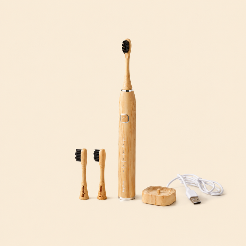 Electric Bamboo Toothbrush — Sonic, 4 Modes