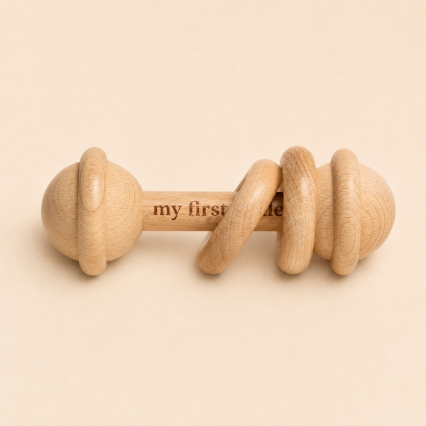 Baby's First Rattle — Wooden