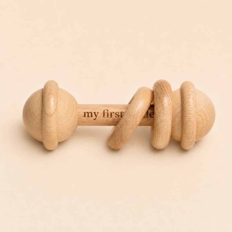 Baby's First Rattle — Wooden