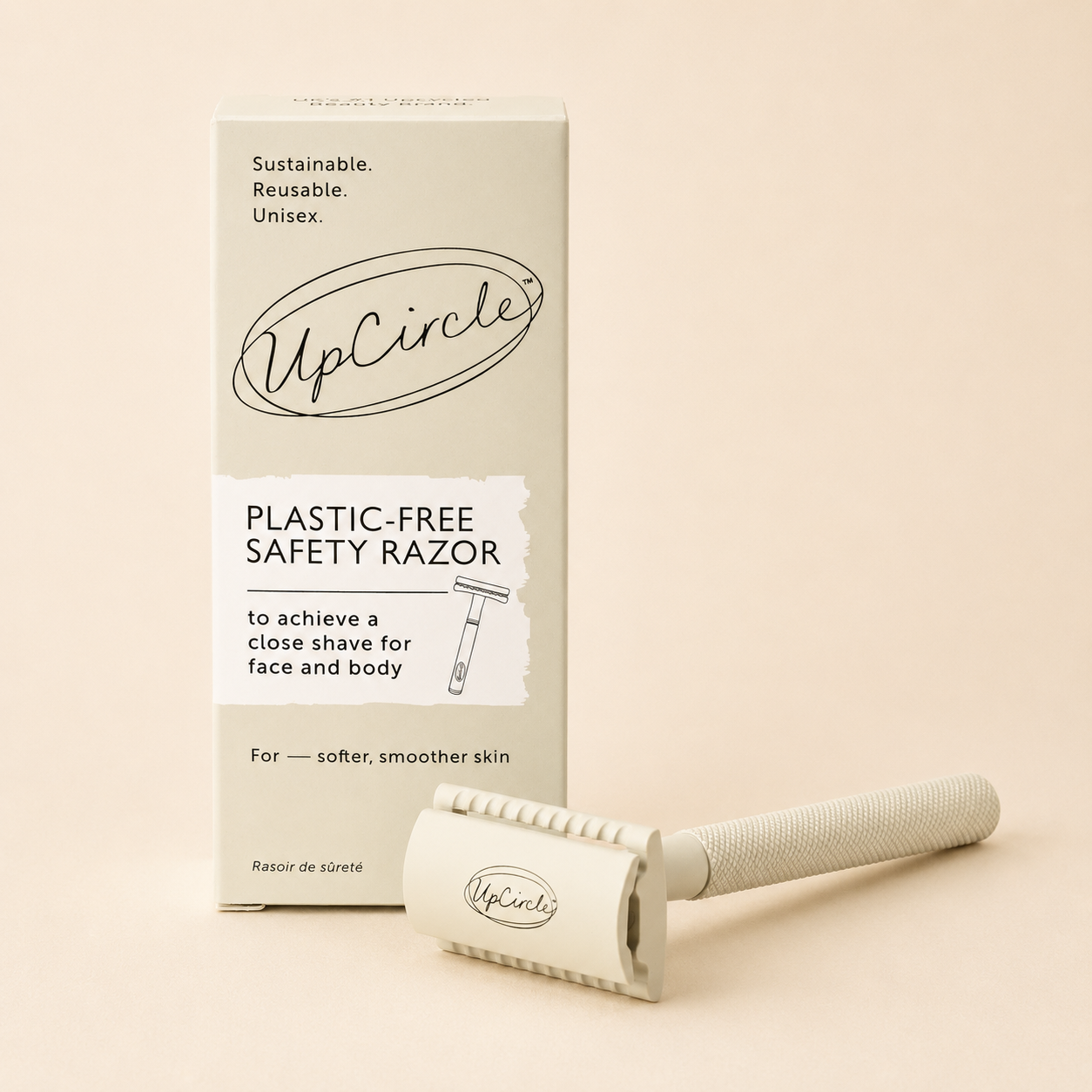 Safety Razor — Chrome, Two Blades Included