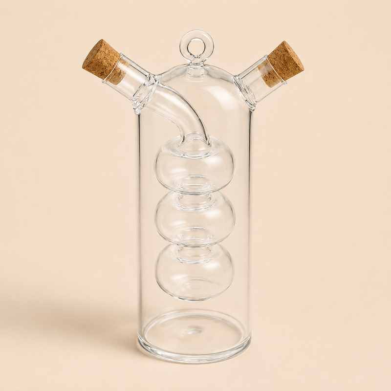 Dual-Chamber Oil & Vinegar Cruet